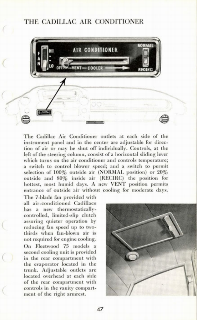1960 Cadillac Salesmans Data Book Page 69